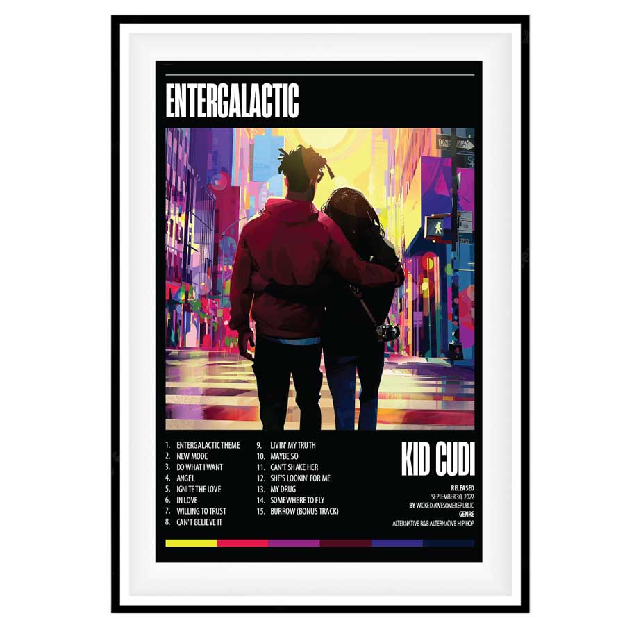 Custom Album Cover Poster – Personalised Music Print (Style 1)