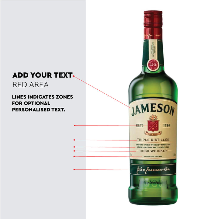 Personalised Label Jameson Whiskey