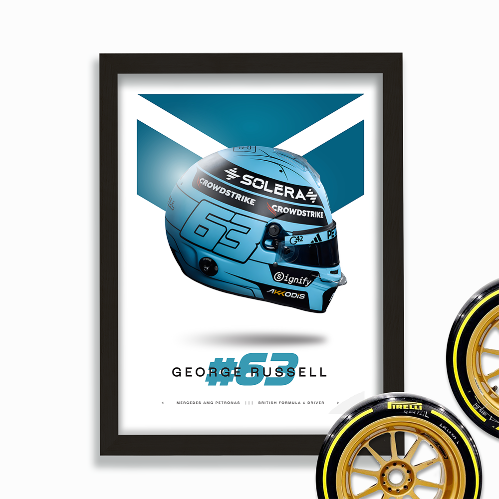 Formula One George Russel 2025 - Sports Poster