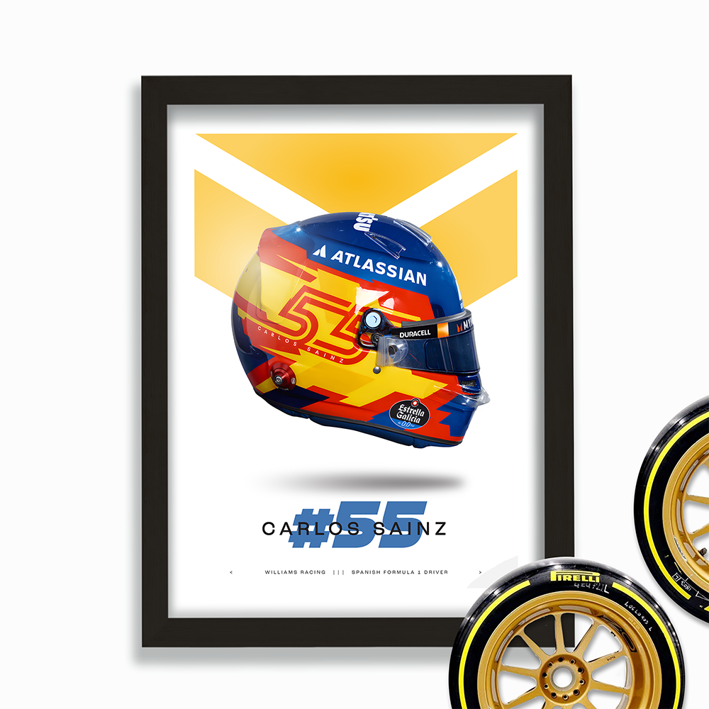 Formula One Carlos Sainz 2025 - Sports Poster