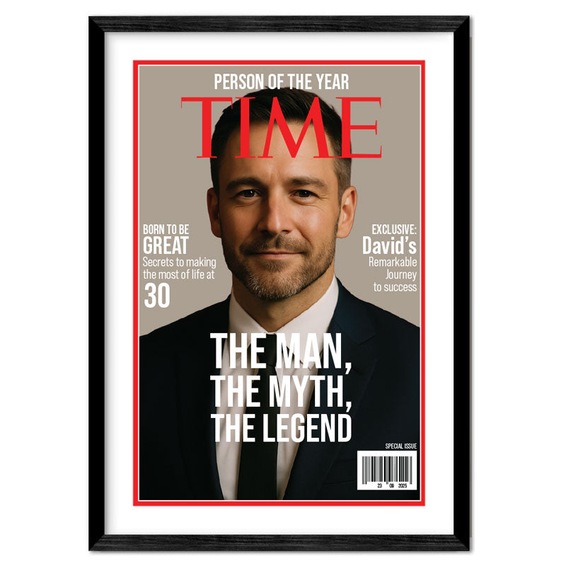 Custom TIME Magazine Cover – Personalised Milestone Gift