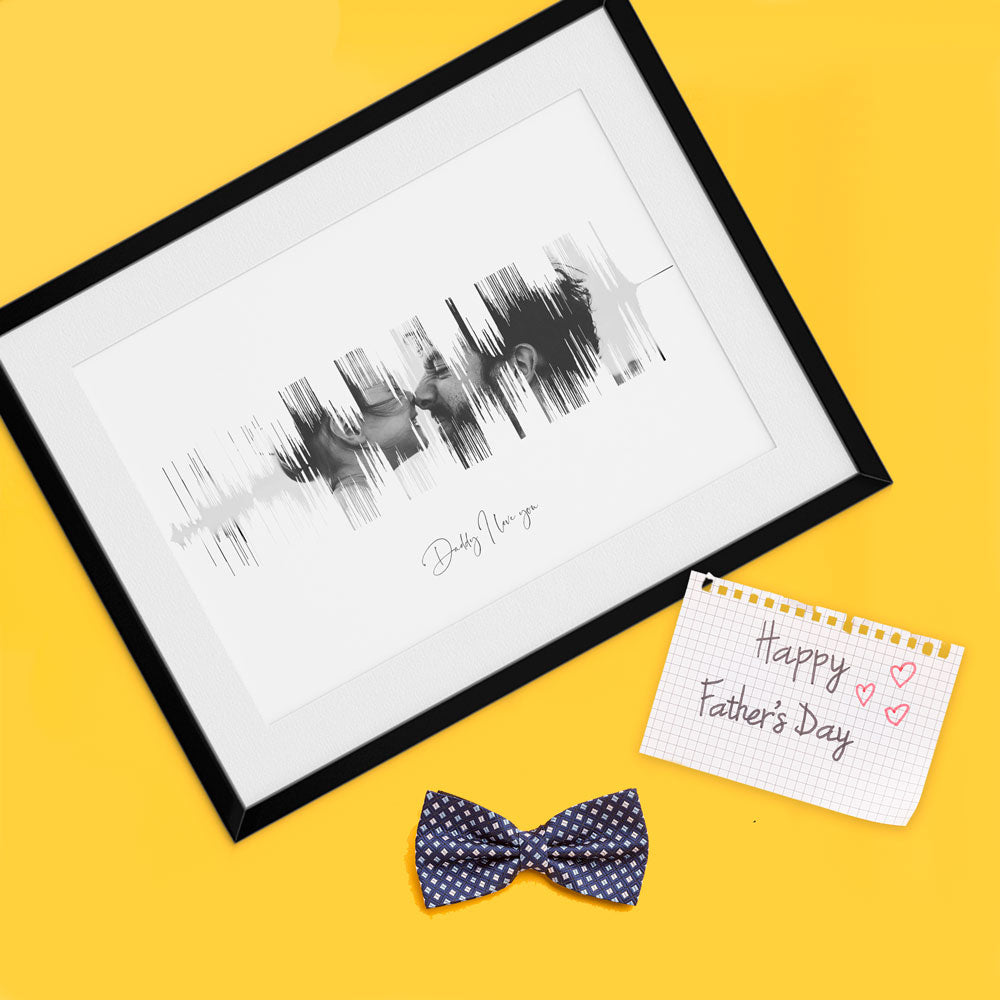 I love you daddy sound wave