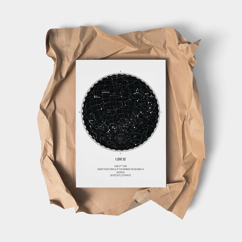 star map for digital download