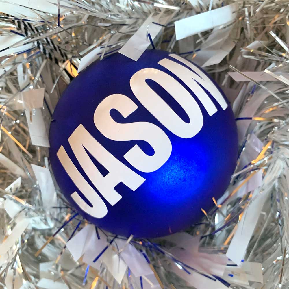 CHRISTMAS BAUBLE - PERSONALISED BAUBLE FORTNITE - Georgie & Moon