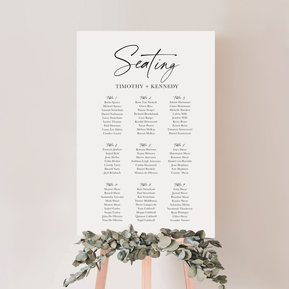 Wedding Seating Plan | 013
