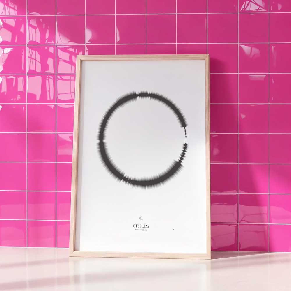 CircleWave™ – Personalised Circular Soundwave Art