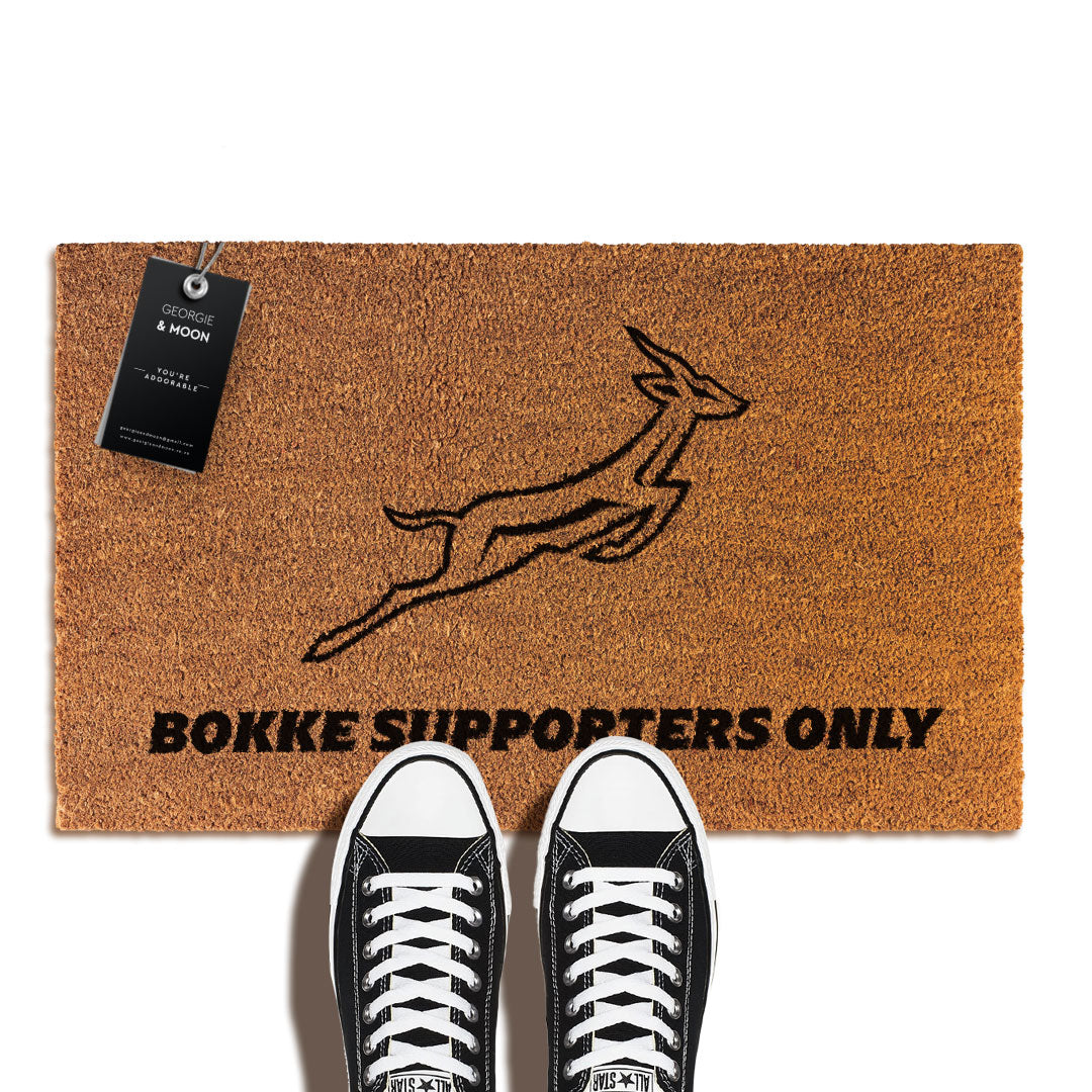 Rugby Doormat | Bokke Supporters Only