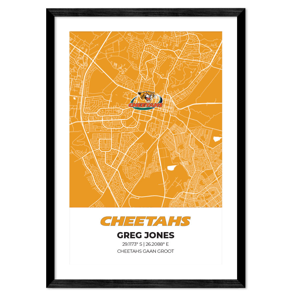 Cheetahs Rugby Stadium Map