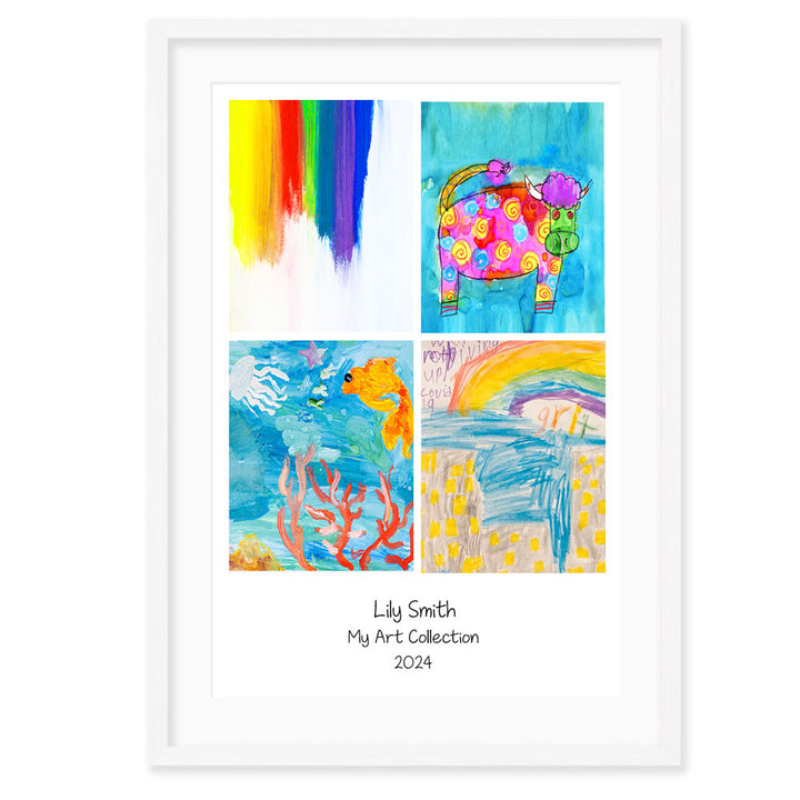 Your Childs Art Poster Collage