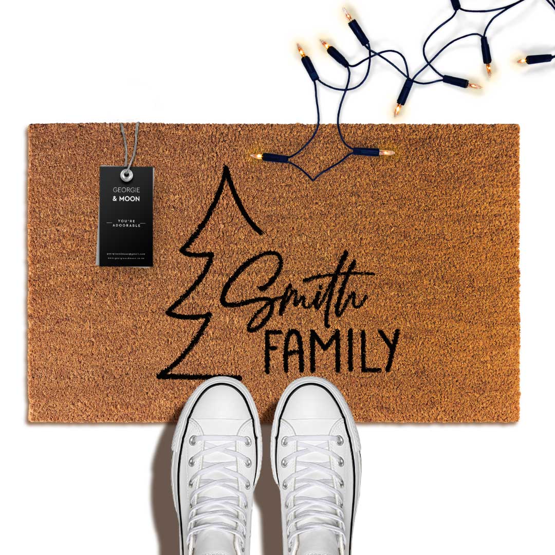 Custom Doormat - Christmas Tree