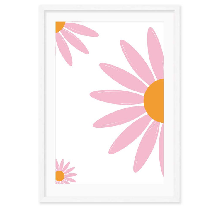 Personalised Kids Wall Art │Daisies and Name