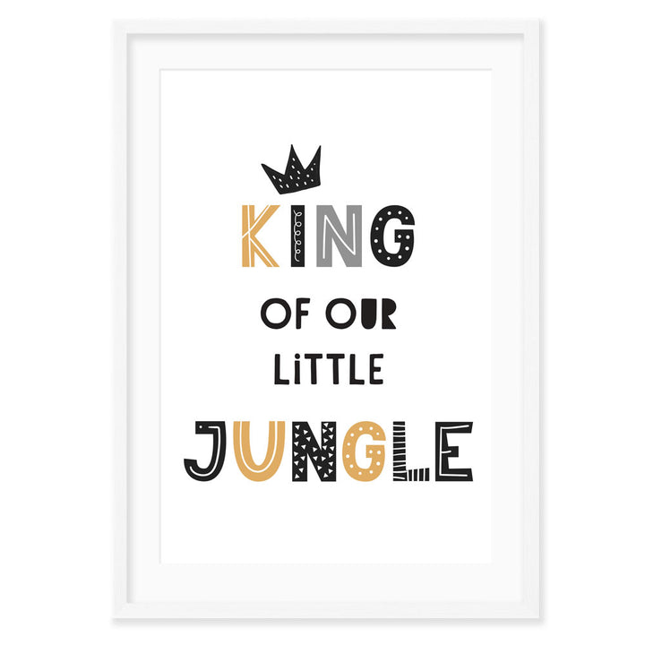 Kids Wall Art │King of the Jungle
