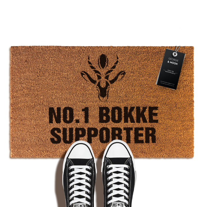 Rugby Doormat | No.1 Bokke Supporter Doormat