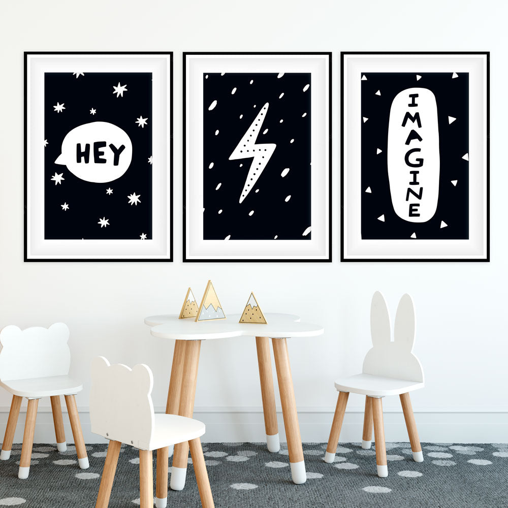 Kids Wall Art │ Nursery Décor - Imagine