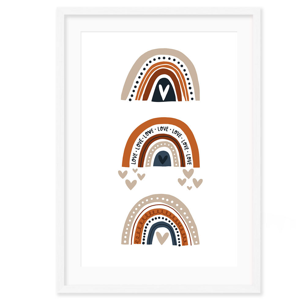 Personalised Kids Wall Art | Nursery Navy Poster Set 1