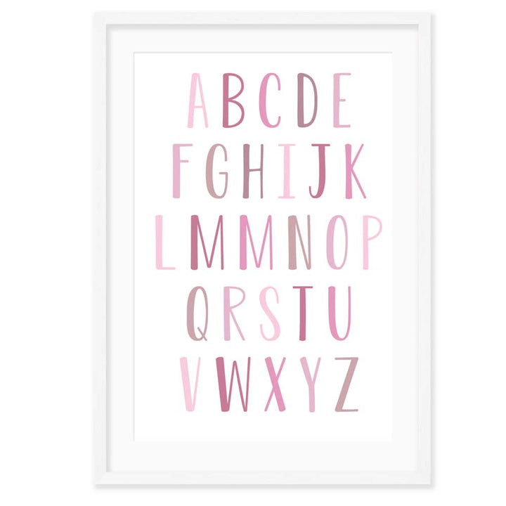 Kids Wall Art │Alphabet various colours