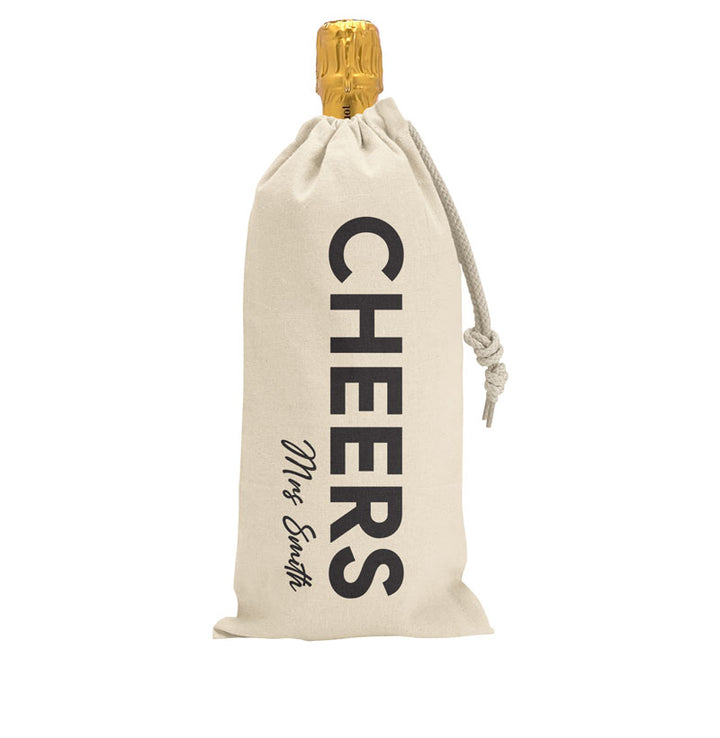 Personalised Wine Bag