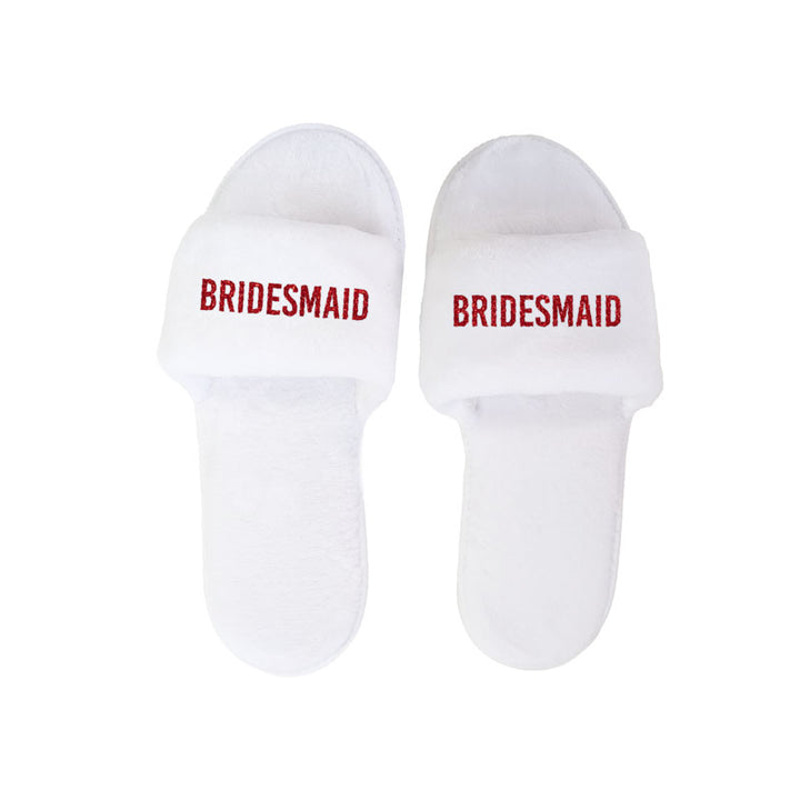 Personalized Slippers White Lux 5 Pack