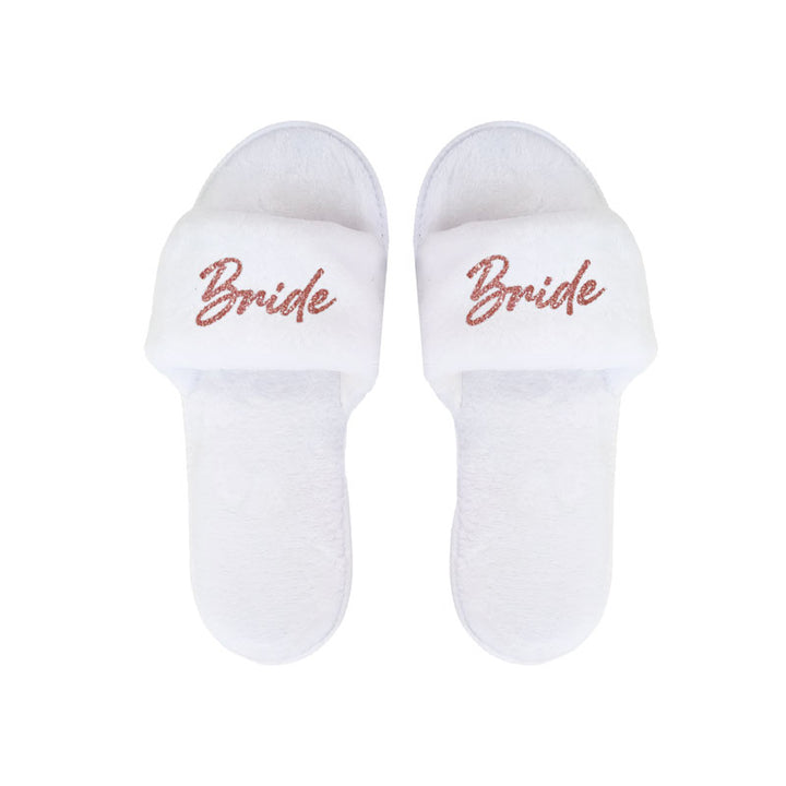 Personalized Slippers White Lux 5 Pack