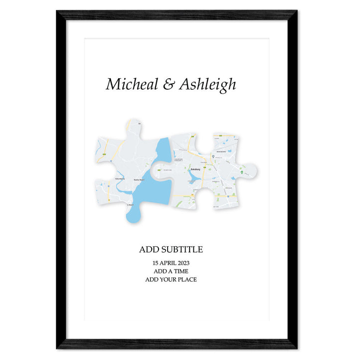 Personalised City Map Art | Puzzle