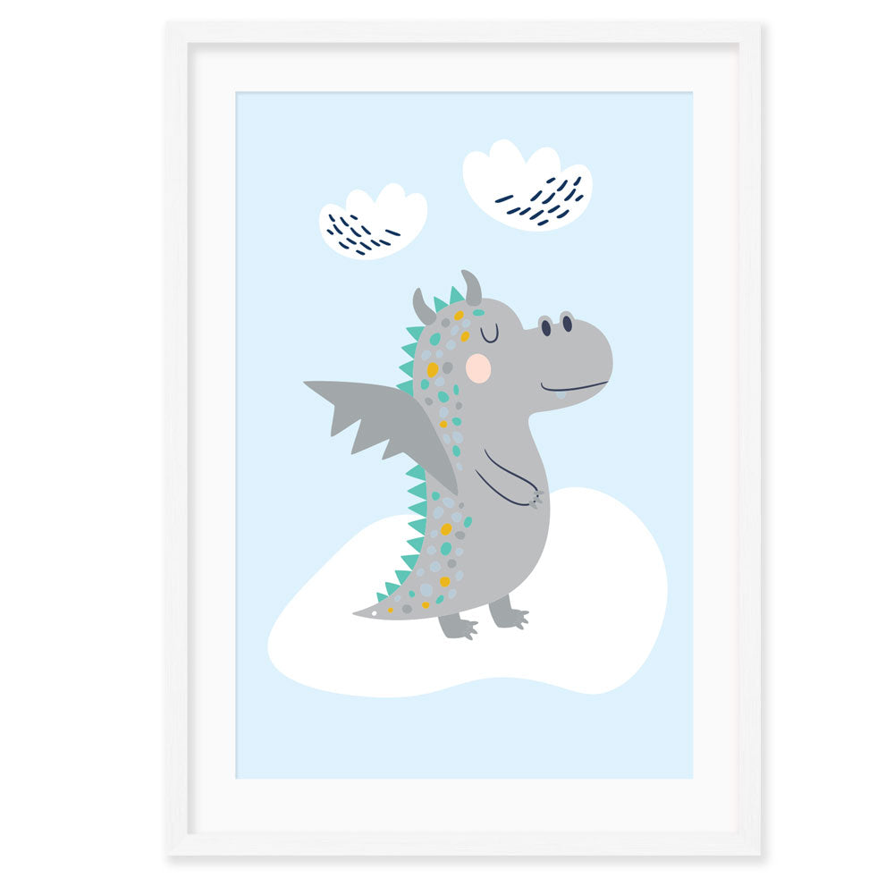 Personalised Kids Wall Art │Knights and Dragons