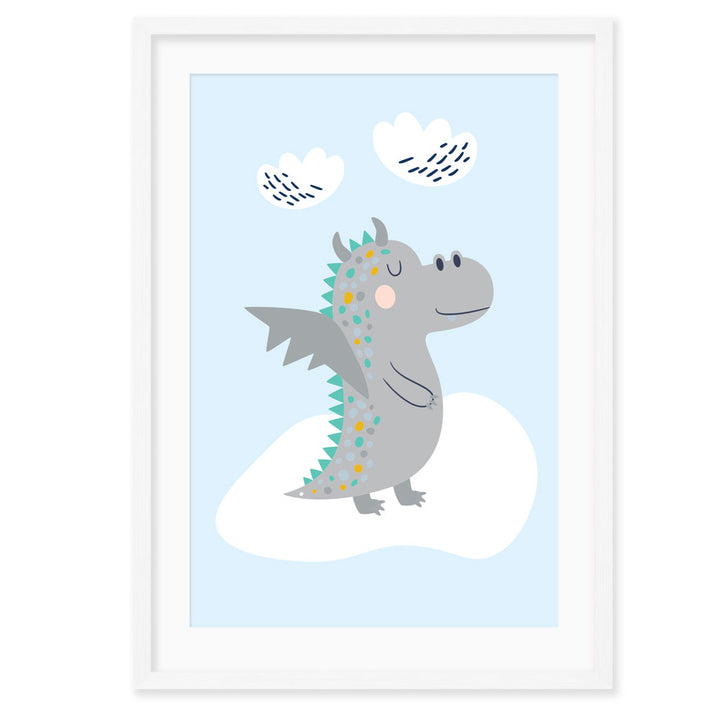 Personalised Kids Wall Art │Knights and Dragons