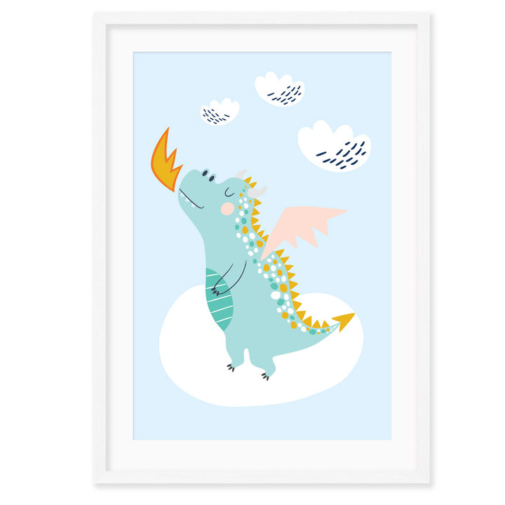 Personalised Kids Wall Art │Knights and Dragons