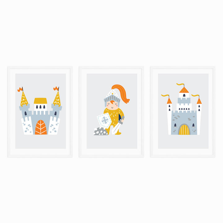 Kids Wall Art │Knights and Castles