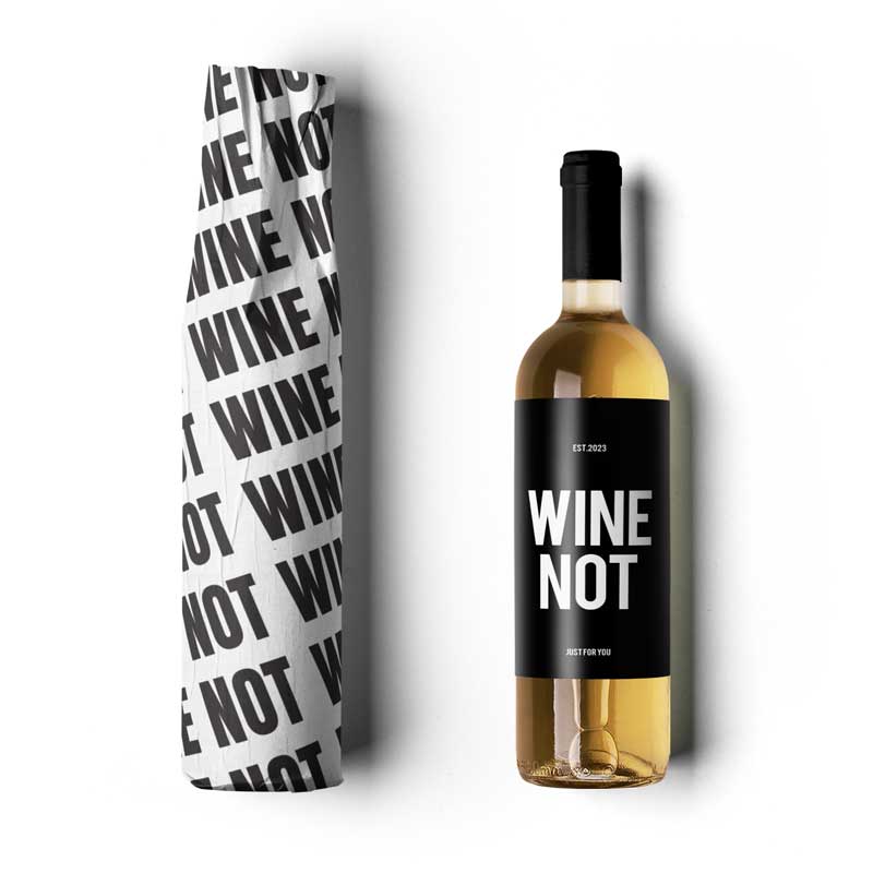 Wine Not Wrapping Paper