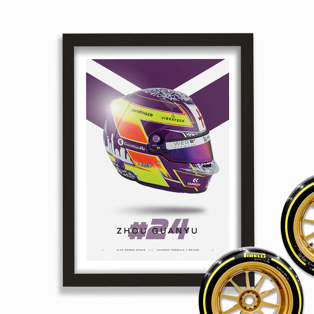 Formula One Zhou 2023 - Sports Poster