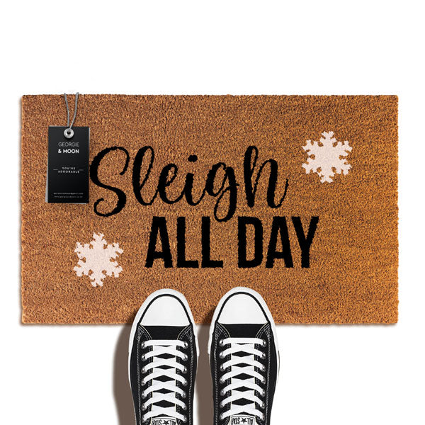 Custom Doormat - Sleigh All Day