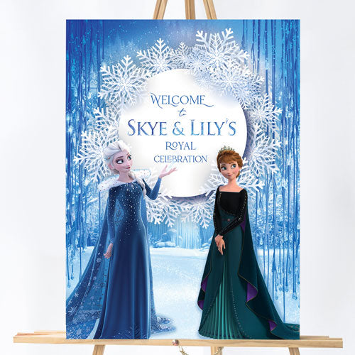 Personalised Welcome Sign Board Frozen