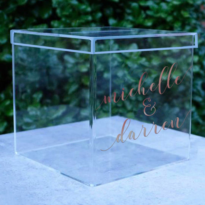 PERSPEX GIFT CARD BOX - Georgie & Moon