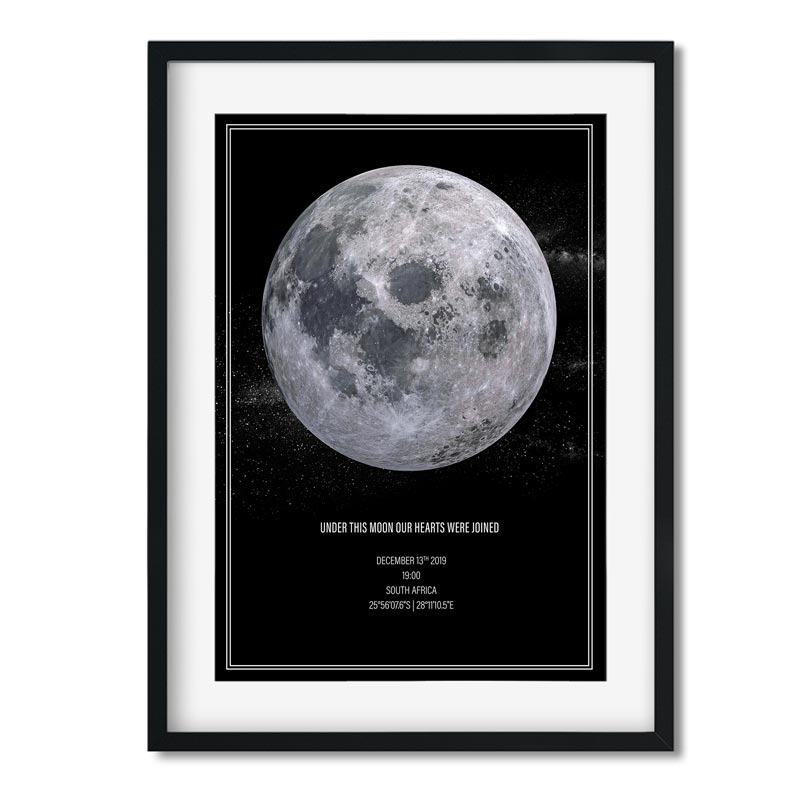 PERSONALISED MOON PHASE - UNDER THIS MOON | MM1 - Georgie & Moon