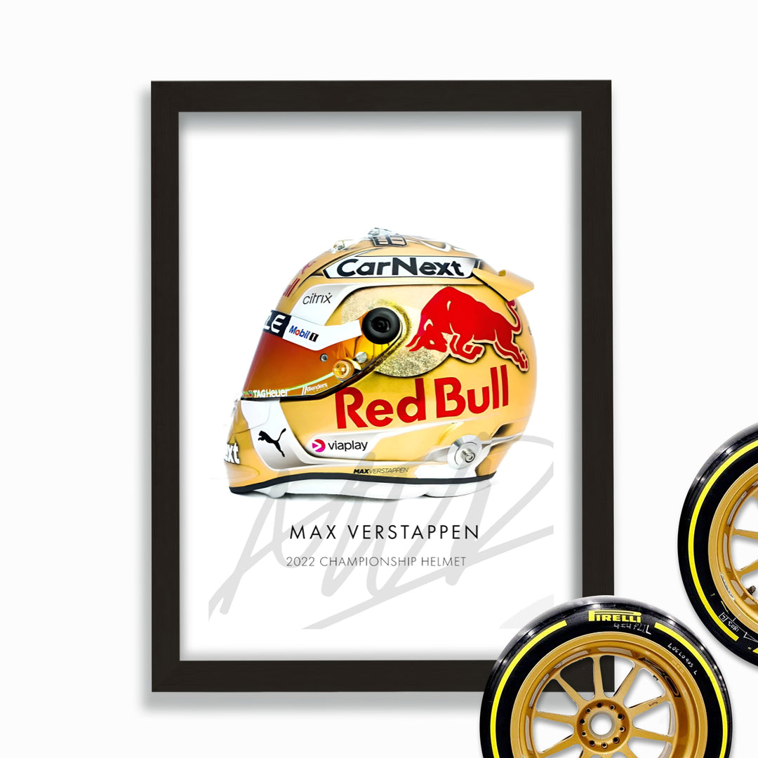 Formula One Max 2022 - 2nd Championship Helmet Poster