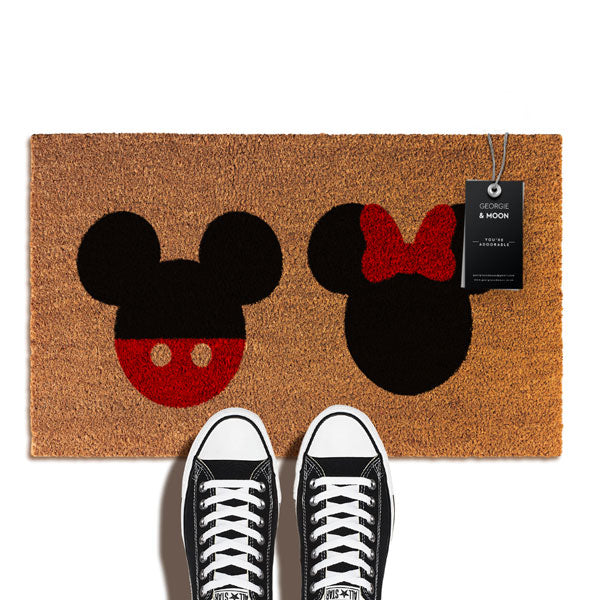 Mickey and Minnie Doormat