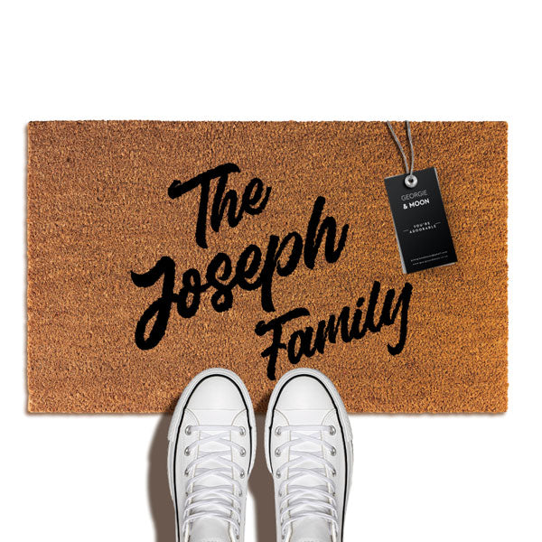 Personalised Doormat - Family Name