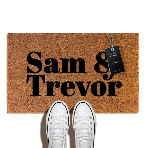 Personalised Doormat Names