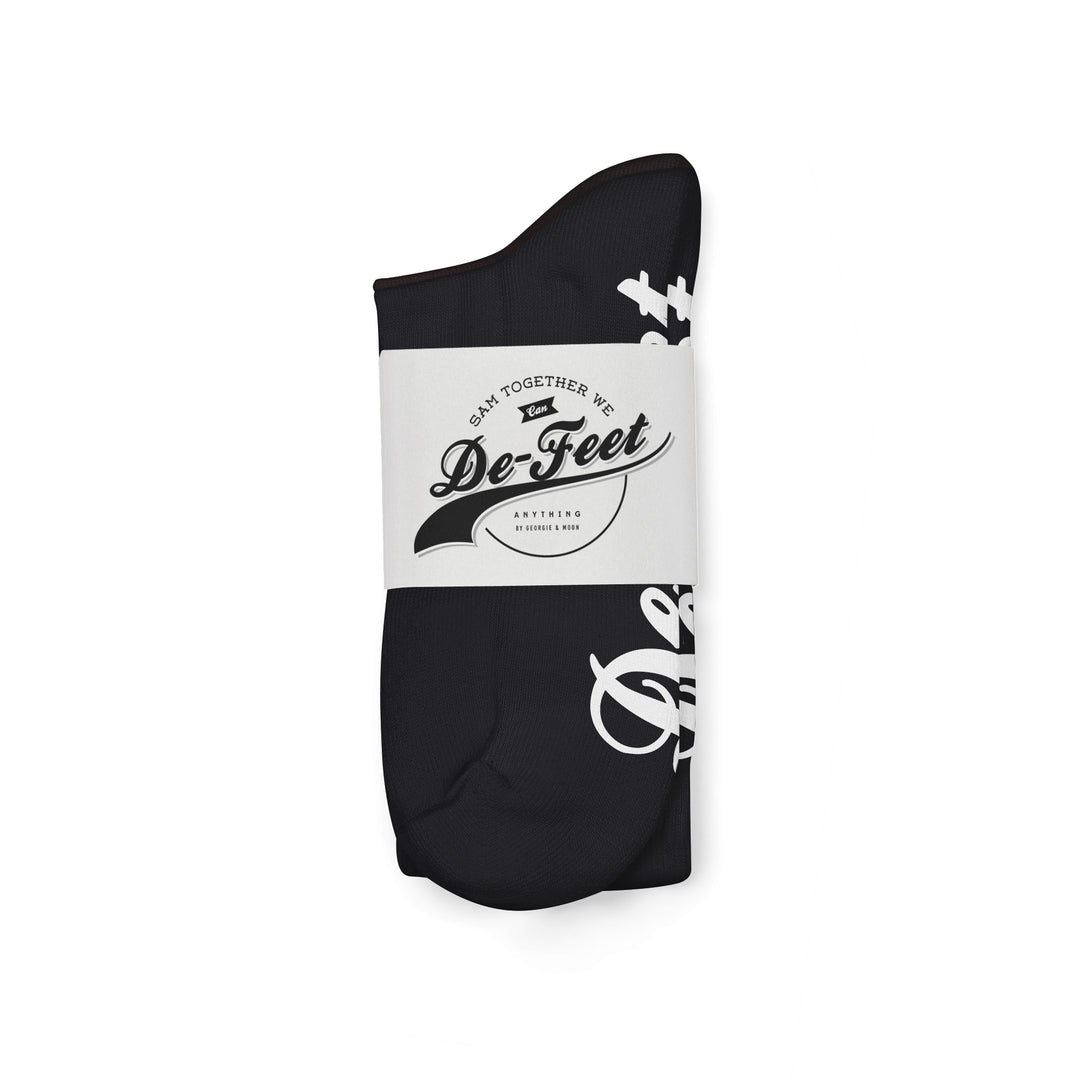 PERSONALISED MENS SOCKS | TOGETHER WE CAN DE-FEET ANYTHING - Georgie & Moon