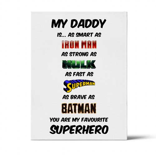 Superhero Dad Poster