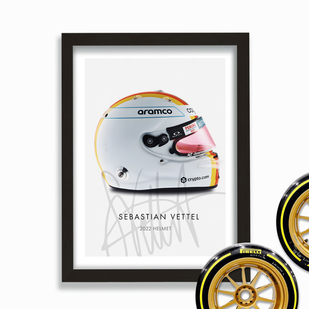 Formula One Vettel 2022 - Sports Poster