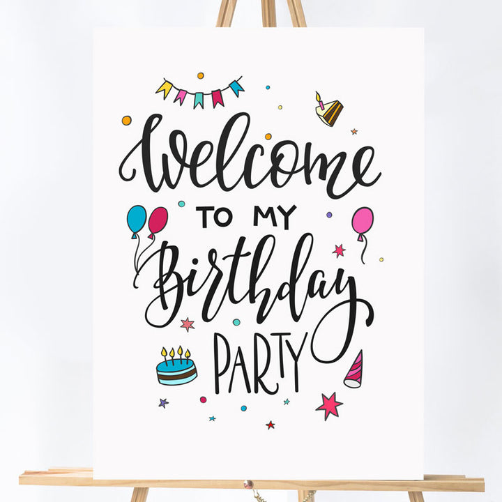 welcome sign board