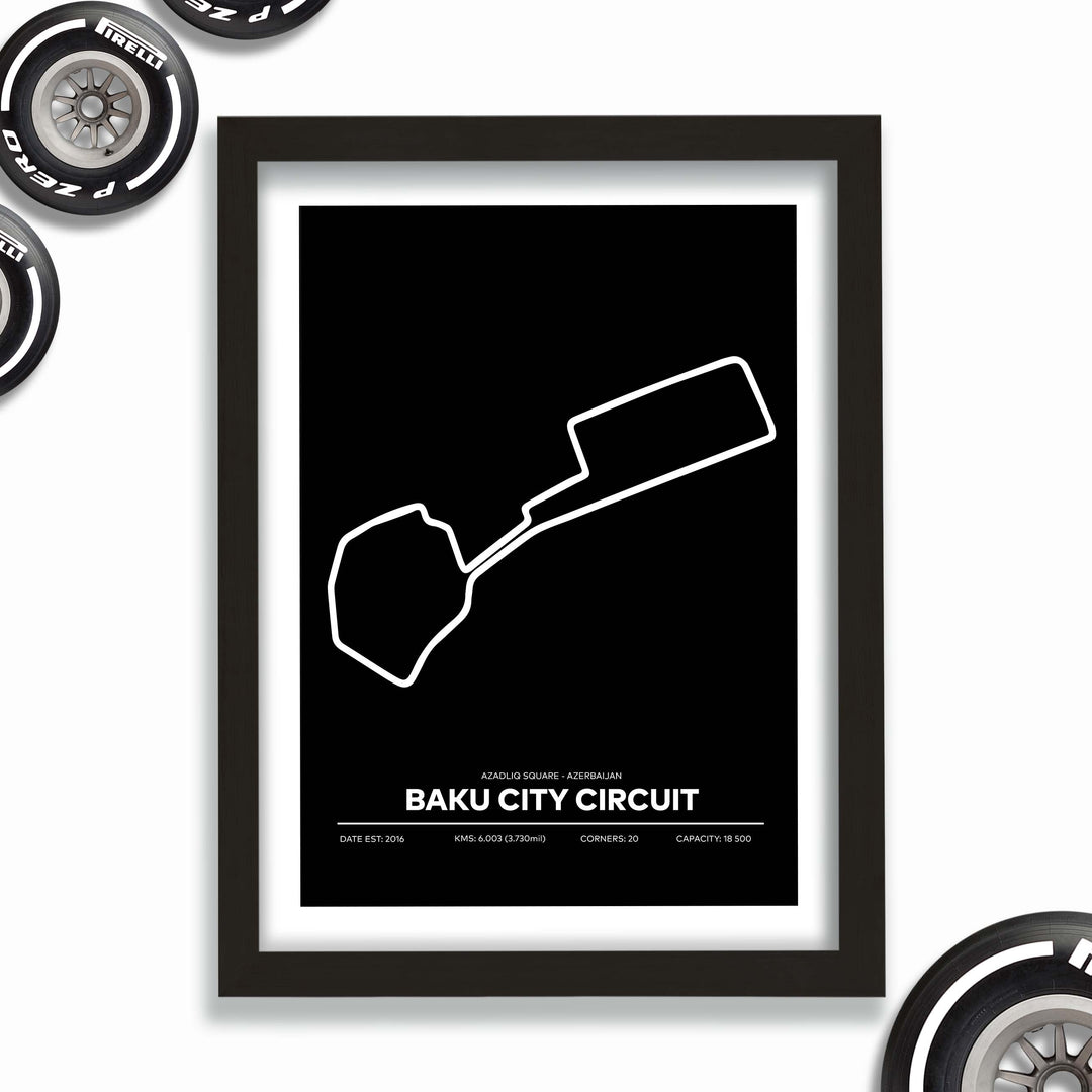 Formula Baku City Circuit Poster
