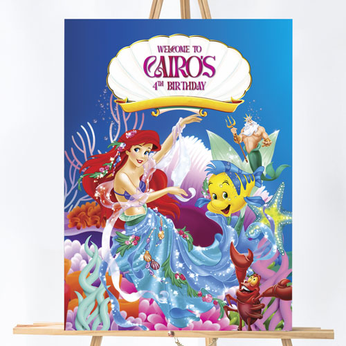 Personalised Welcome Sign Board Ariel