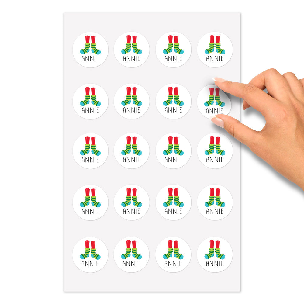 Personalised Christmas Stickers | Elf