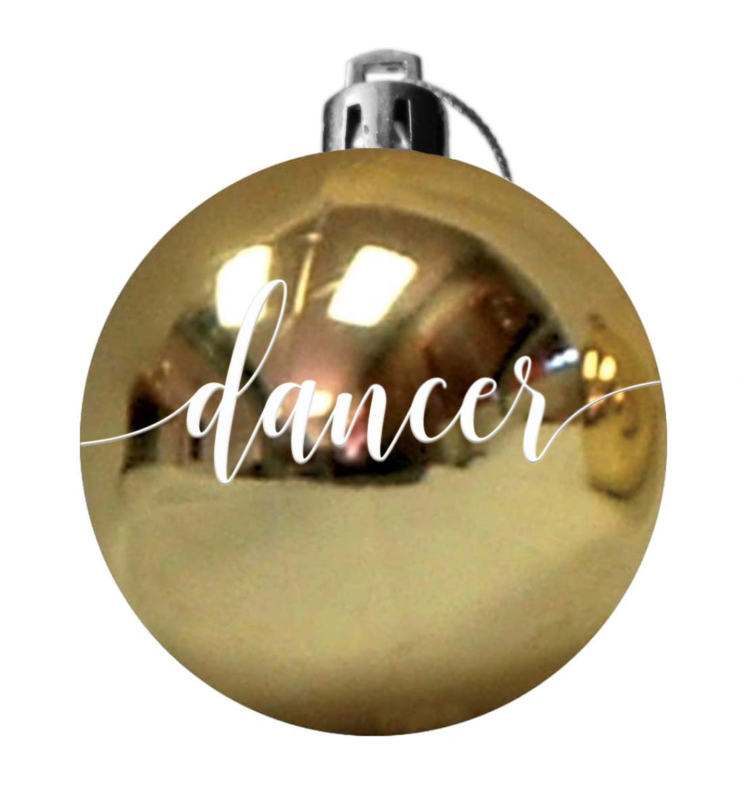 CHRISTMAS BAUBLE - PERSONALISED COLOURED PLASTIC CHRISTMAS BAUBLE - Georgie & Moon