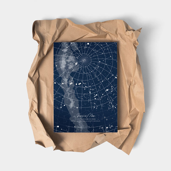 star map blue full page download made in south Africa