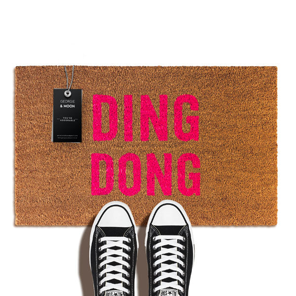 Custom Doormat - Ding Dong