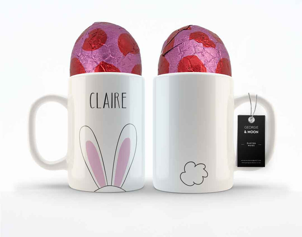 PERSONALISED EASTER MUG BUNNY - Georgie & Moon