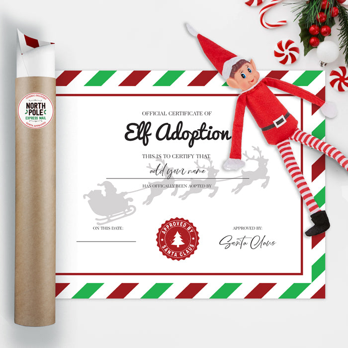 Elf Adoption Certificate